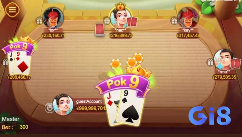 Hướng dẫn tân thủ trải nghiệm chơi Pok Deng online tại Gi8